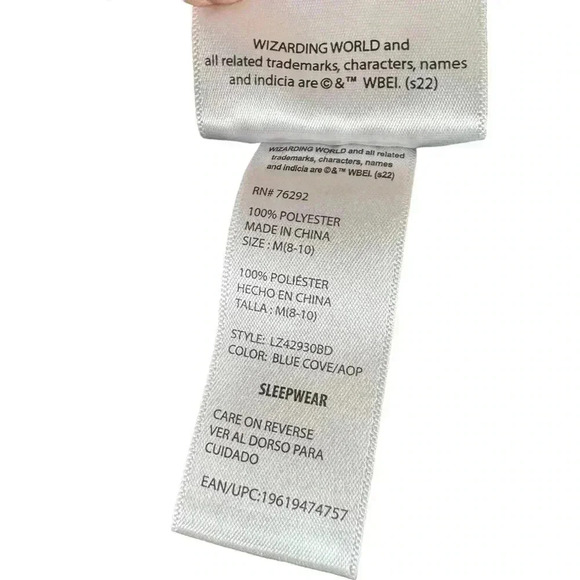 Wizarding World Harry Potter Pajama  Bottoms Womens  Size Medium (8-10) - Picture 11 of 11